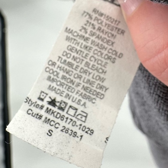 Wilde womens dress size S gray cowl neck 3/4 sleeve knit - Picture 9 of 10